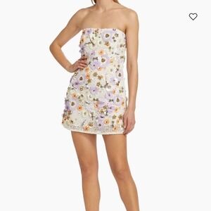 meline beaded sequin mini dress LoveShackFancy Meline Beaded Sequin Mini Dress